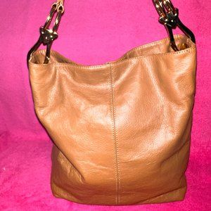 JPK PARIS 75 BROWN LEATHER BUCKET BAG